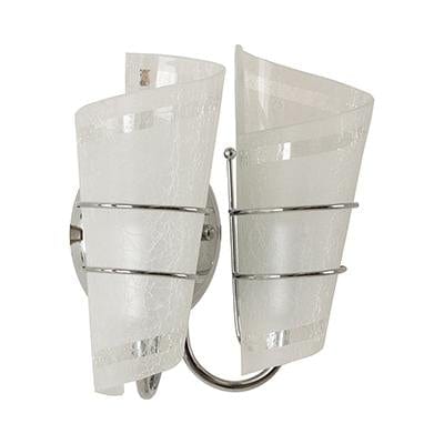 Eurolux Scroll Wall Light Chrome E14 2x60w