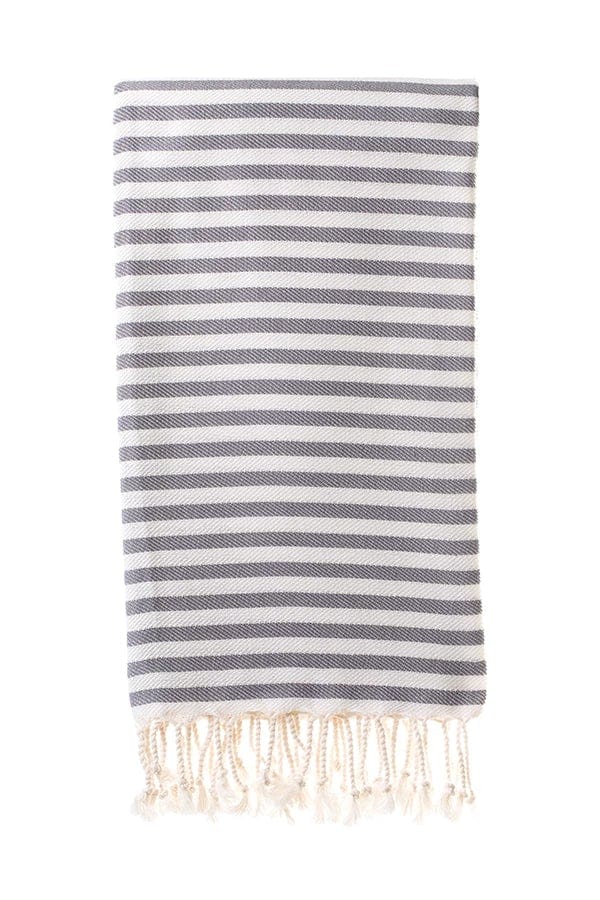 Süd Turkish Towel (100 x 180)-CC - Süd - Dark Grey