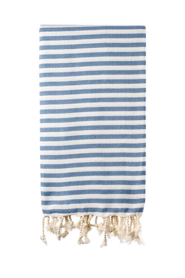 Süd Turkish Towel (100 x 180)-CC - Süd - Denim Blue