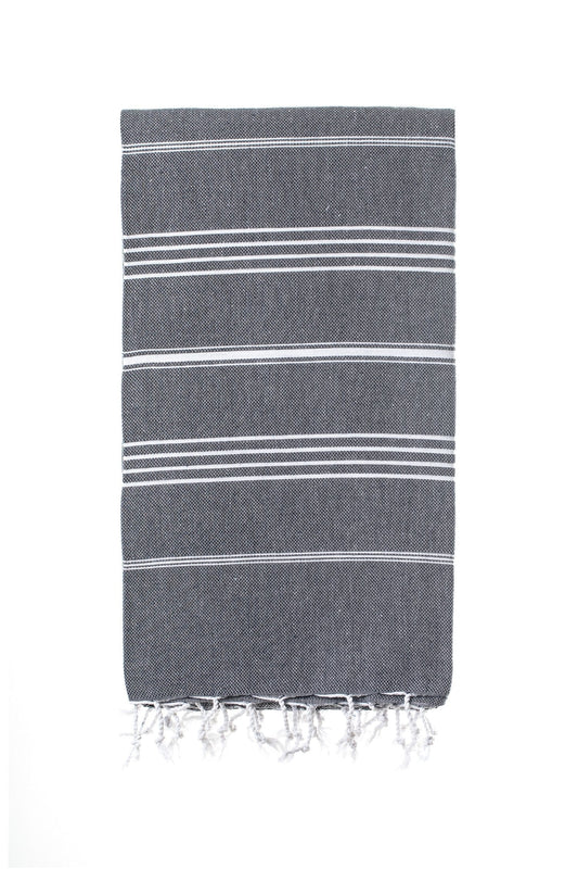 The Cotton Company Towels: Turkish The Cotton Company - Bath Elim Black