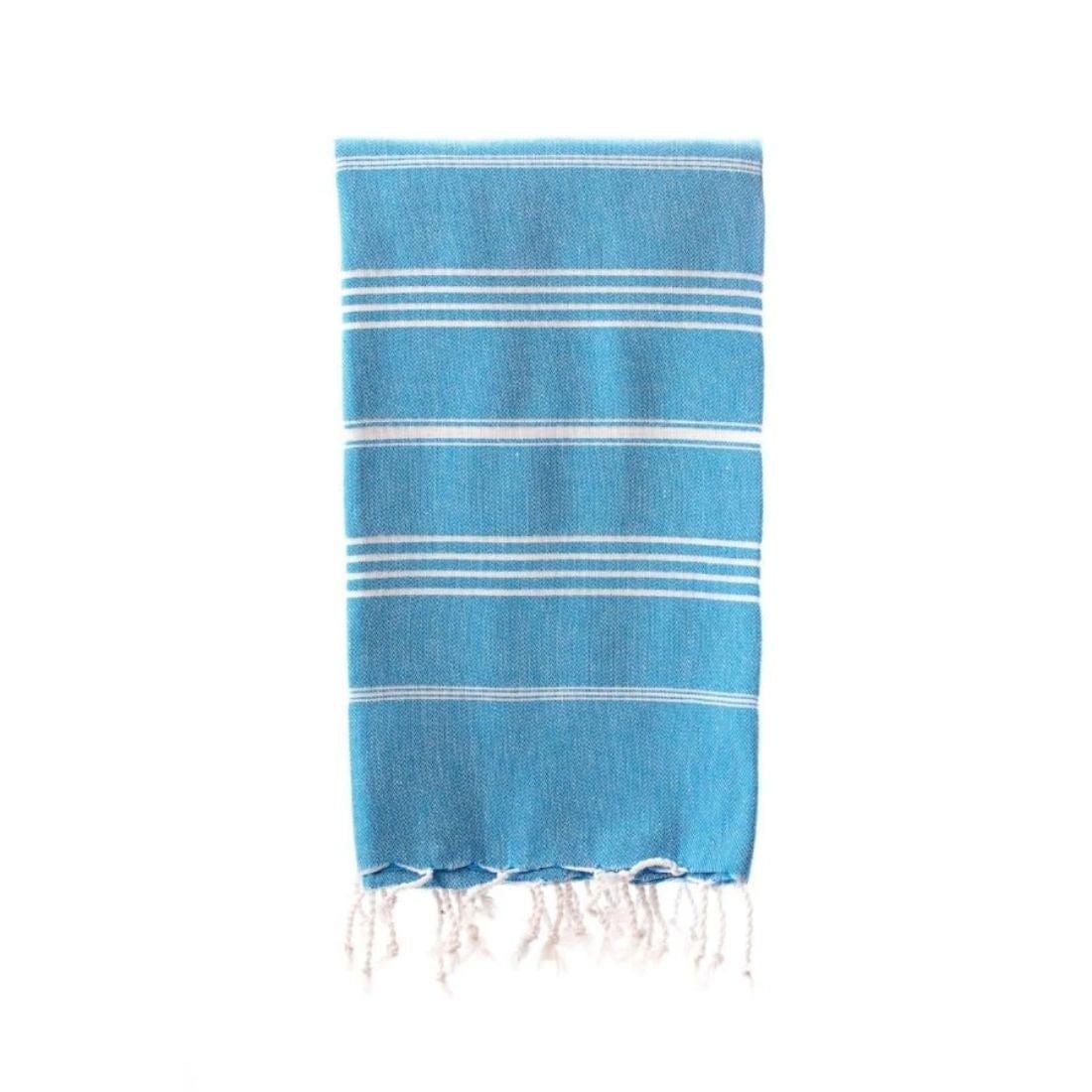 Elim Turkish Towel ( 100 x 180 cm) Dark Turquoise