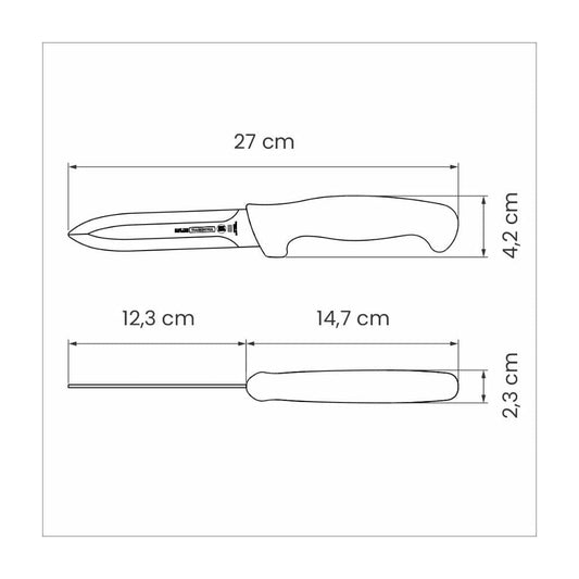 Tramontina Professional Master 5 in (13 cm) Poultry Double Cutting Knife - TRM-24600085