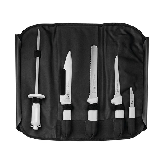 Tramontina Professional stainless steel chef's knife set with white polypropylene handles, 6 pcs - TRM-24699816