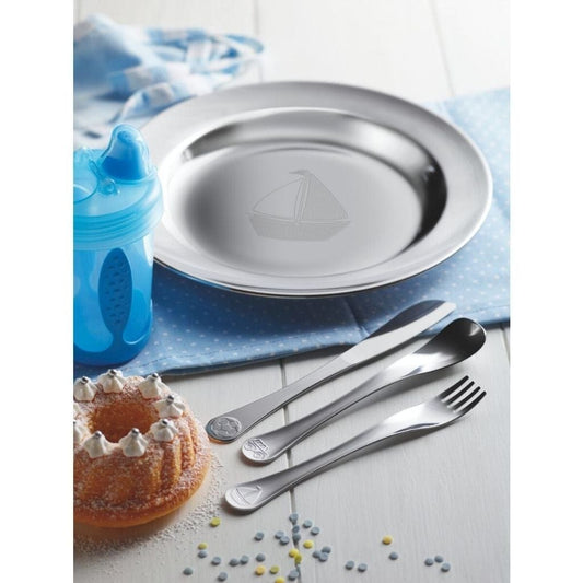 Tramontina Le Petit stainless steel children's flatware set, 3 pc set - TRM-66973000