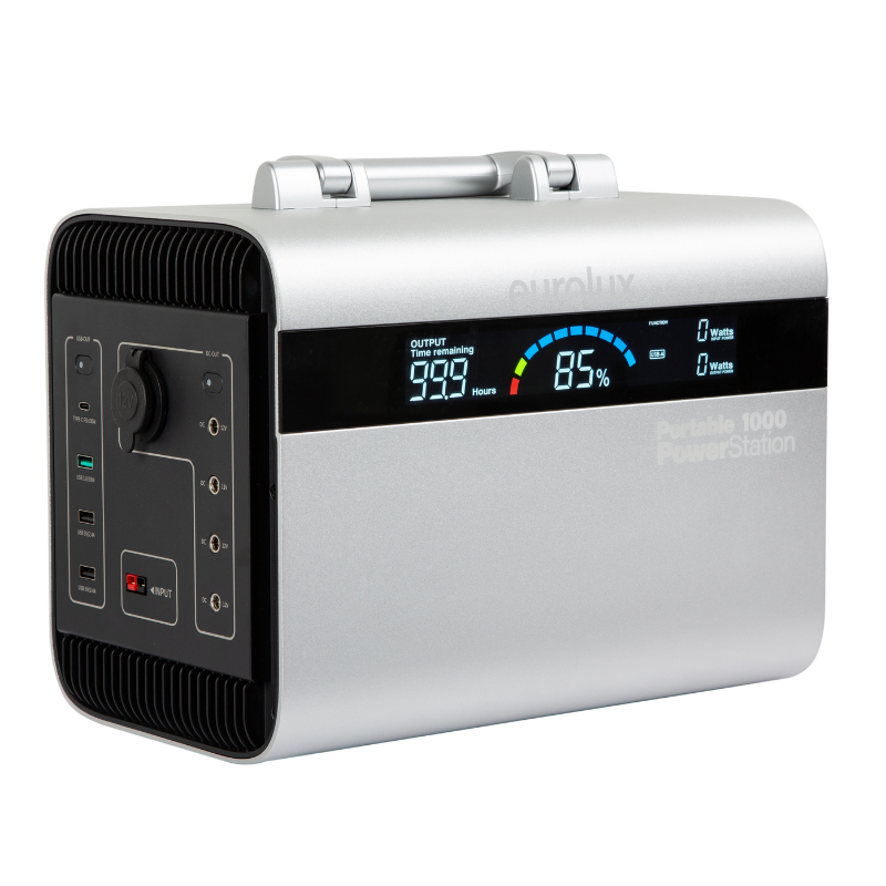 Eurolux -  Rechargeable Portable Power Station 1000W - H299 - Pre-Order Now - Available from 24 July 2023