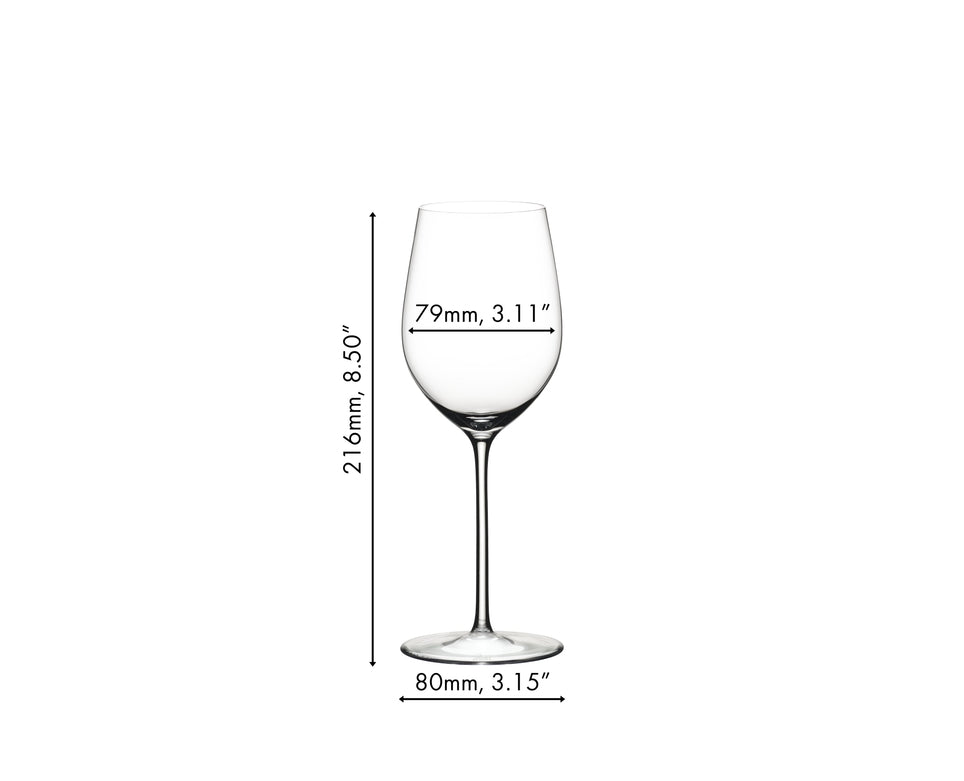 Wine glass with dimensions . Riedel Sommeliers - Chardonnay / Chablis Wine Glass (1 Pack)