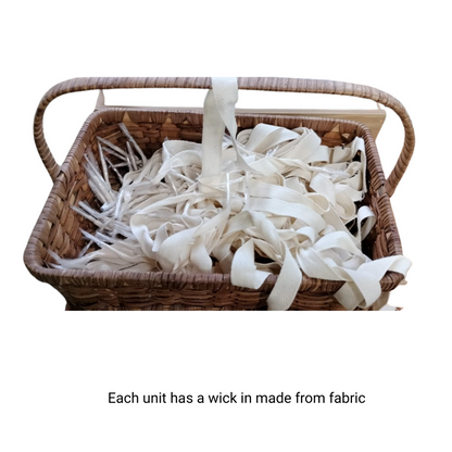 Esra Bosch - Ceramic - Tall Barrel Oil Lamp - Pincushion Design - Handmade