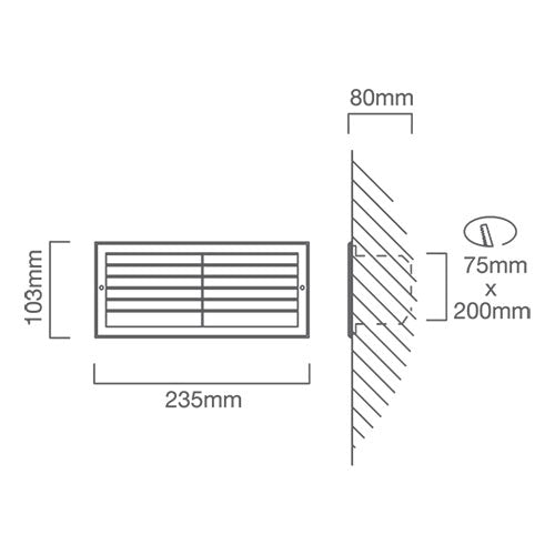 Eurolux - Louvre Foot Light White - Lighting, Lights - B38W