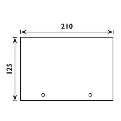 Radiant - Downlight 230v 50w x2 GU10 Rectangular Tilt Matt Black - RD200