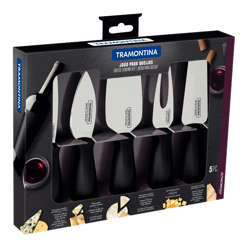 Cheese Set 5 Pieces - Plenus - Tramontina- TRM-23498019