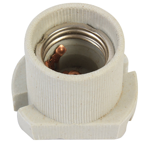 Eurolux - Lampholder E27 Porcelain Skirted - Lampholders - EA185PP