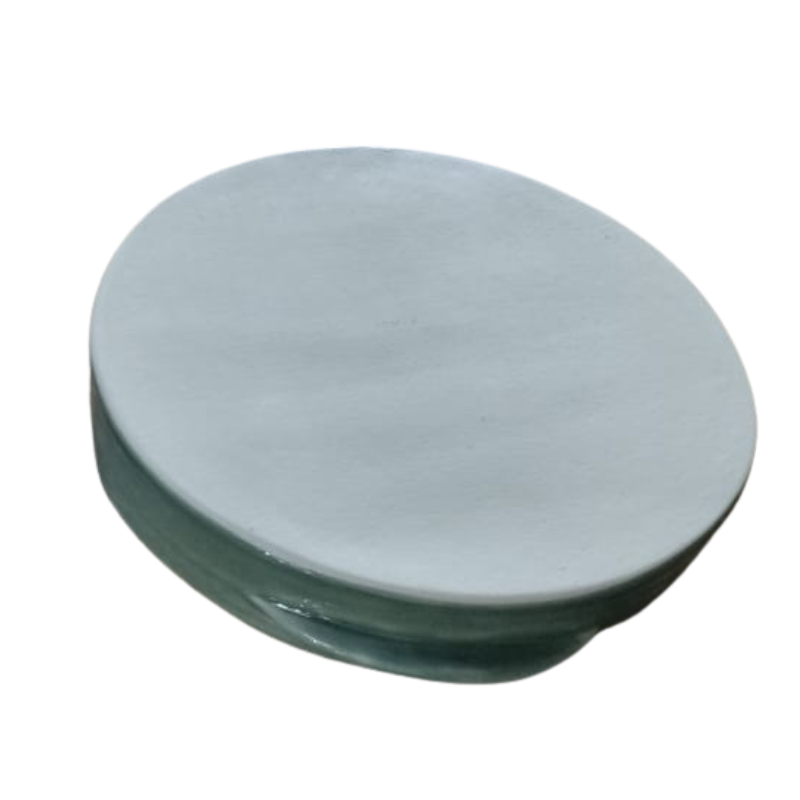 Esra Bosch - Round Ceramic Bowl - Blue Leaves