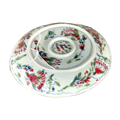 Esra Bosch - Large Round Ceramic Bowl - Red Pincushions