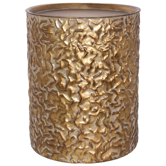 Gold Metal Accent Table / Stool - 45 cm