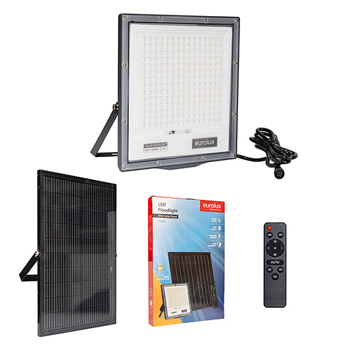 Eurolux - Solar Floodlight LED 4000lm 6500K - Solar Flood - FS323