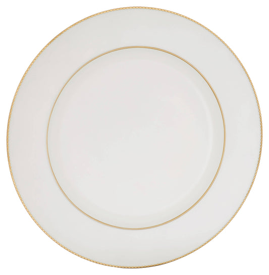 Underplate - White with Gold Rim - 33cm