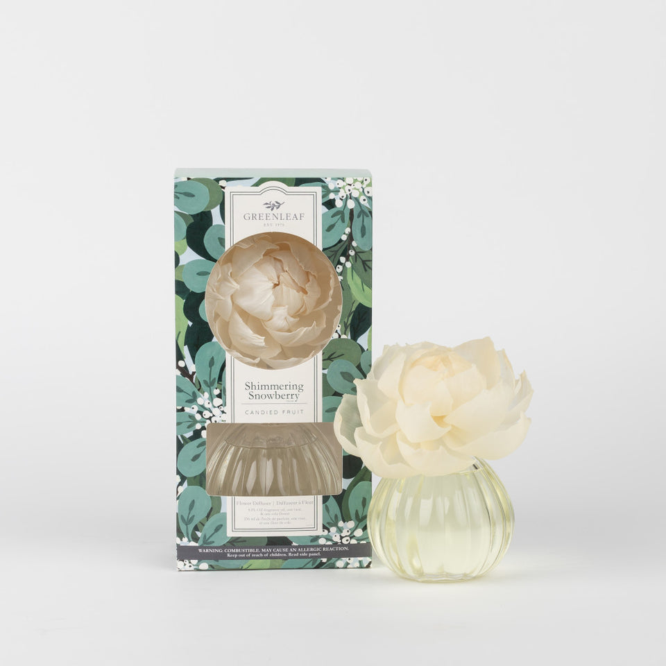 Flower Diffuser - Shimmering Snowberry by Greenleaf