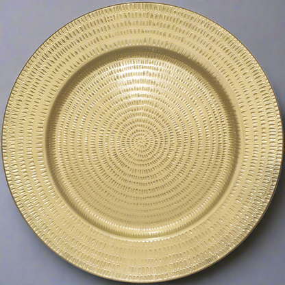 Underplate / Charger Plate with Gold Etch