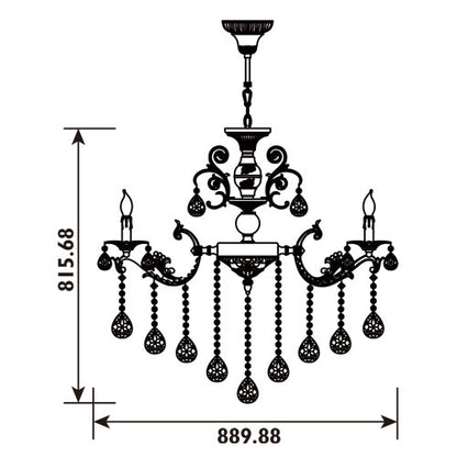 Radiant - Barry 10 Light Chandelier Antique Bronze - RCH87