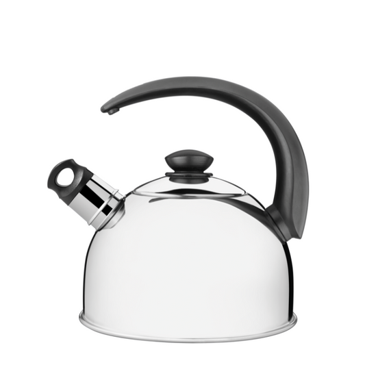 Kettle with Whistle 2.1 Liters - Black Handle Stainless Steel - Tramontina - TRM-61483013