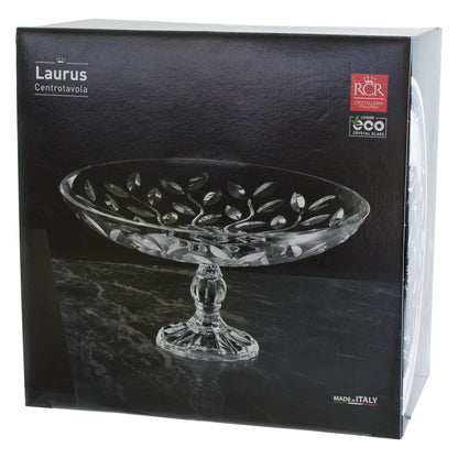 Laurus Round Centrepiece in Luxion Crystal (33 x 17 cm)
