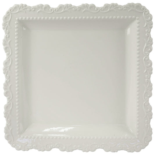 Ceramic Plate - Square - Paris Design (30 X 30cm)