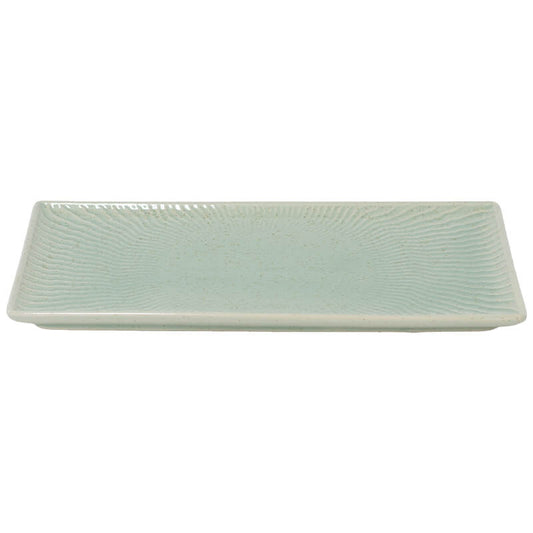 Sage Rectangular Ceramic Plate (23 X 12cm)