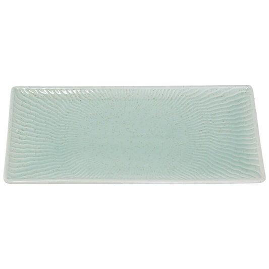 Sage Rectangular Ceramic Plate (23 X 12cm)