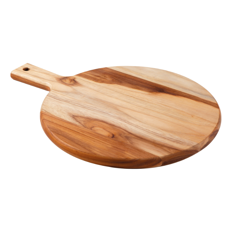 Round Cutting Wooden Board with Handle (40 x 30 x 1.8 cm) - Braai - Tramontina- TRM-13278051