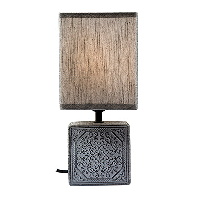 Eurolux - Maderia Table Lamp Black/Grey E27 1x40w - Table Lamps - T648B