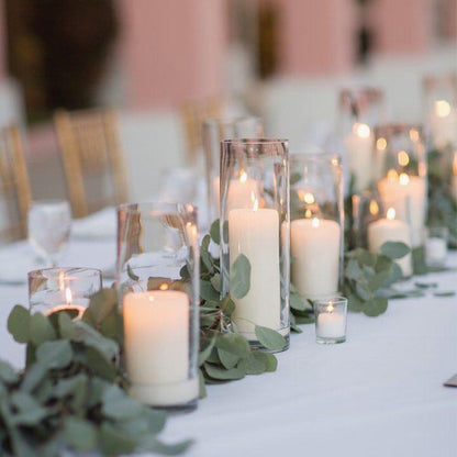 Cylinder Glass Vase 20x10cm