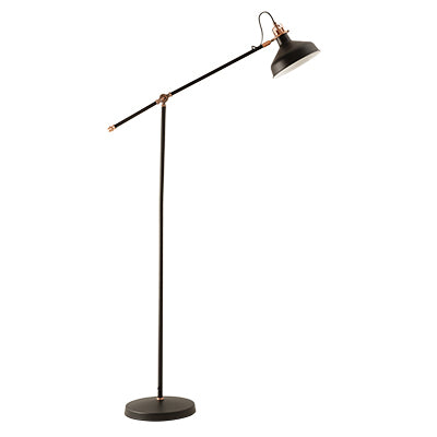 Radiant - Floor Light Black and Copper 1xE27 - Lighting, Lights- RFL25