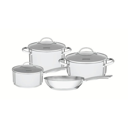 7 pc. stainless steel cookware set - Una - Tramontina- TRM-65280310