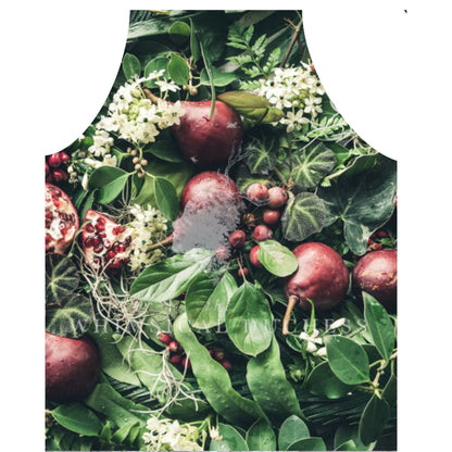 A Botanical Christmas Apron