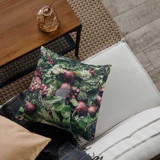 A Botanical Christmas Scatter Cushion Cover