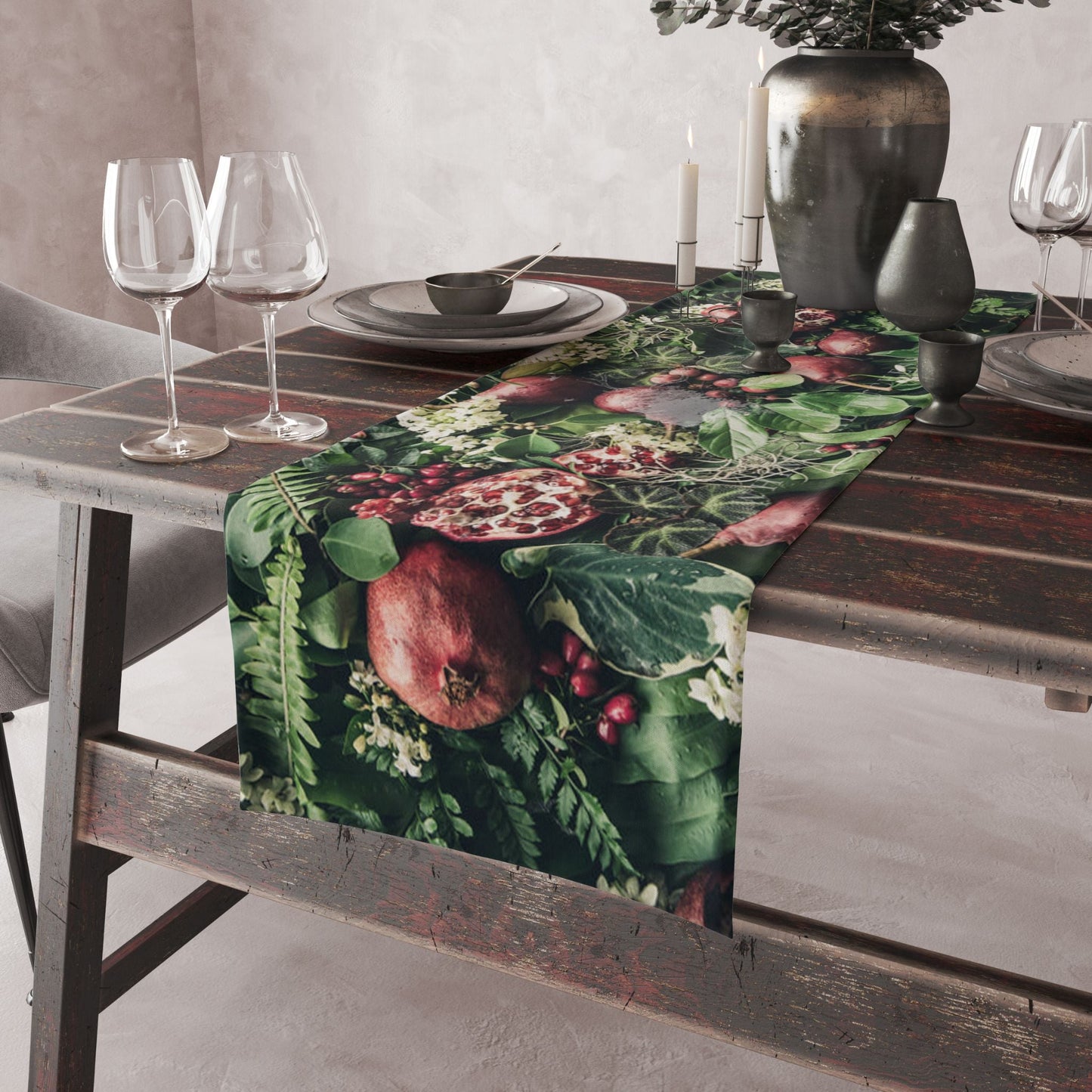 A Botanical Christmas Table Runner