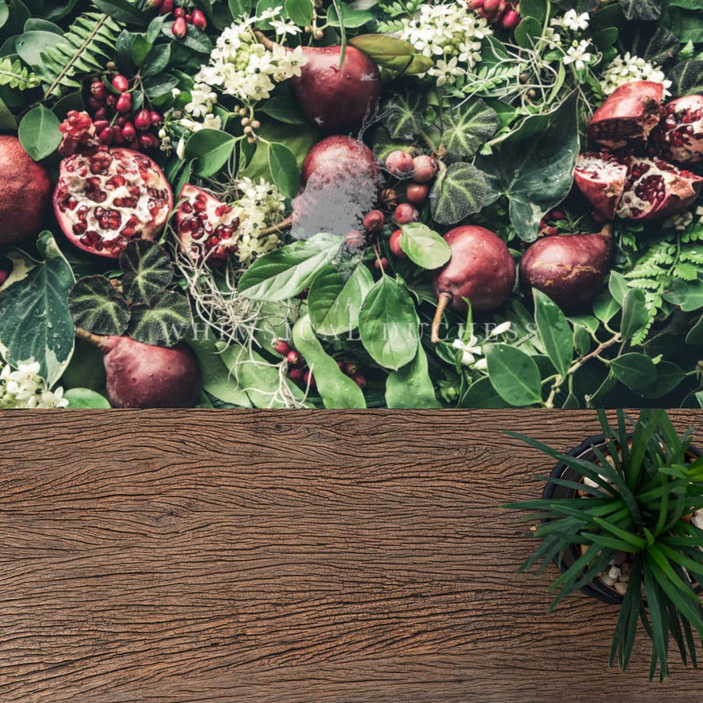 A Botanical Christmas Table Runner