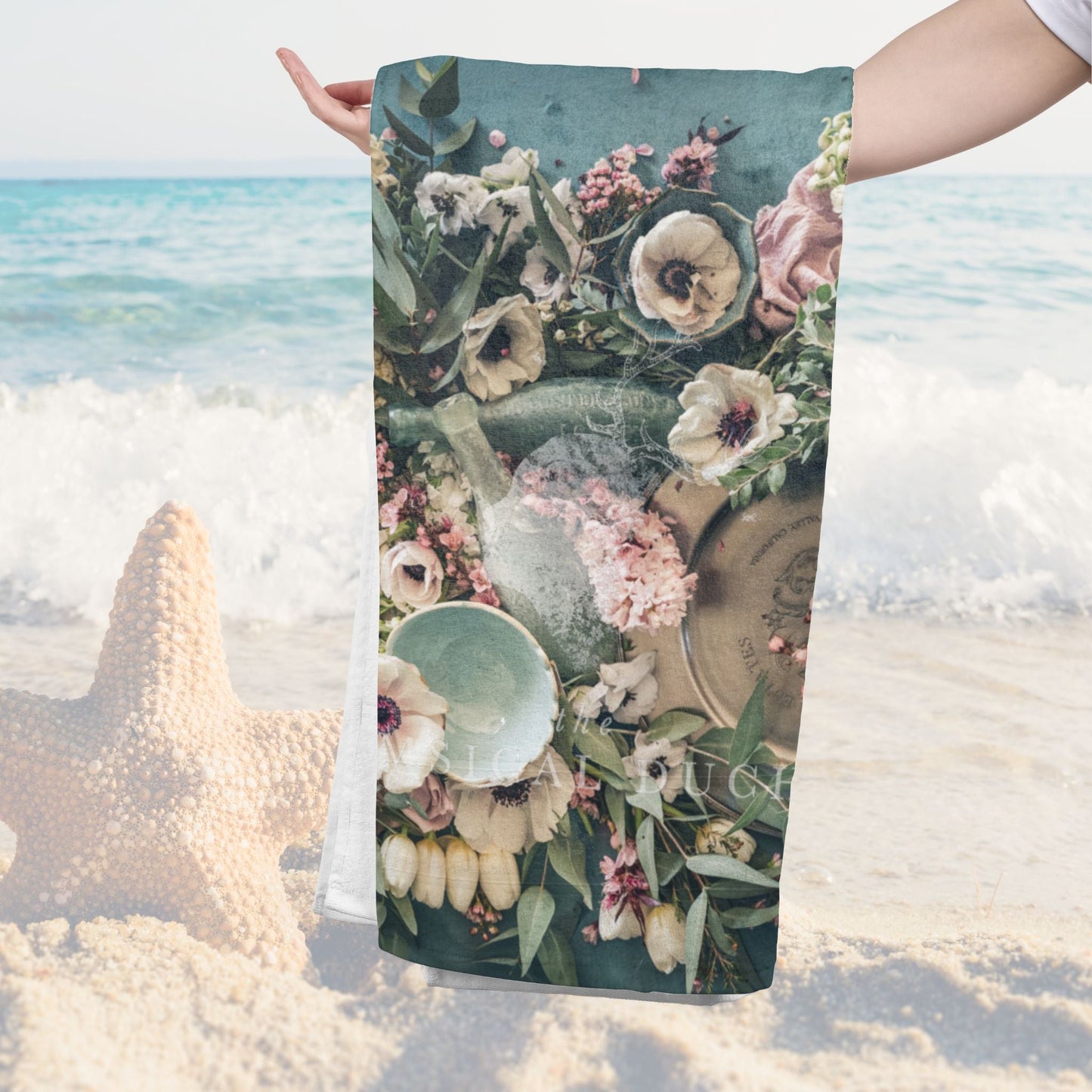A Petal Affair Beach Towel