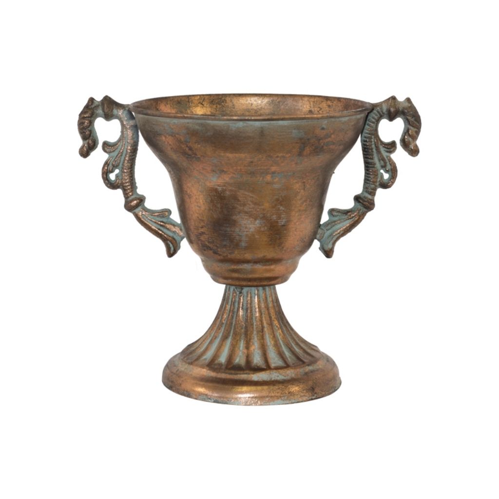 Antego Handled Decorative Copper Pot (17cm) - TNG-FMJ44U1