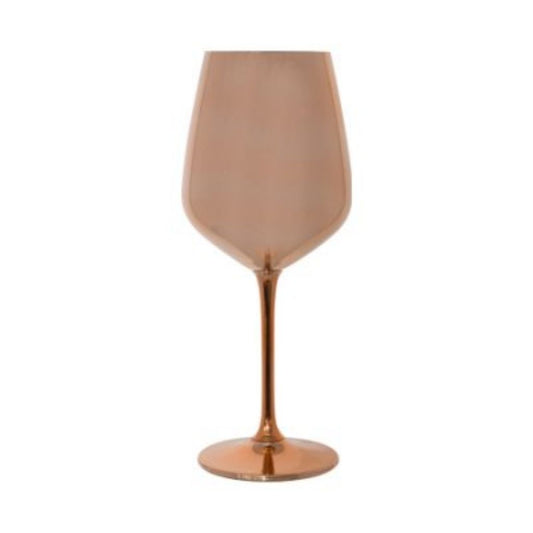 Apollo Rose Gold Wine Glasses (480 ml) (22.5 cm) - Set of 6 - TNG-NZ510U1