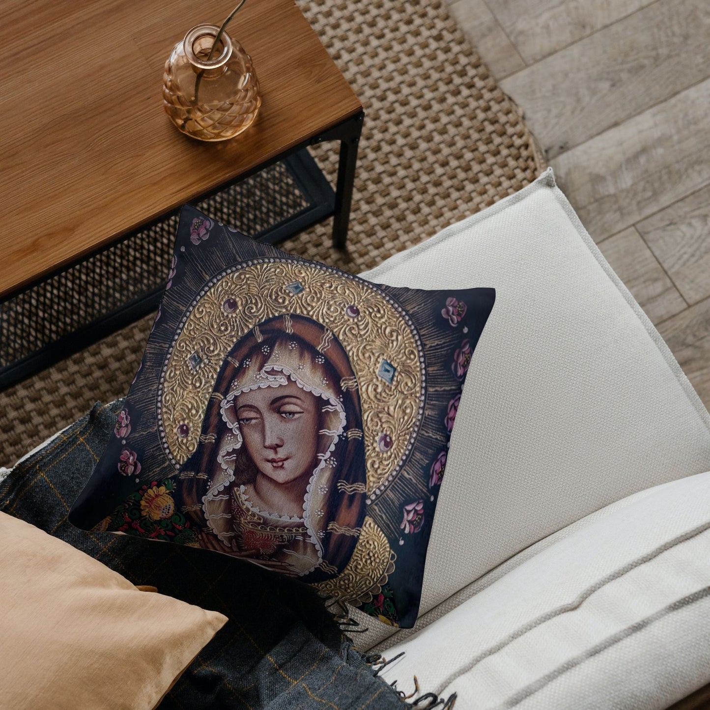 Ave Maria Scatter Cushion With Inner