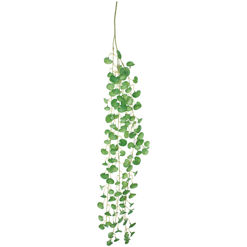 Coin Leaf Artificial Hanging Plant