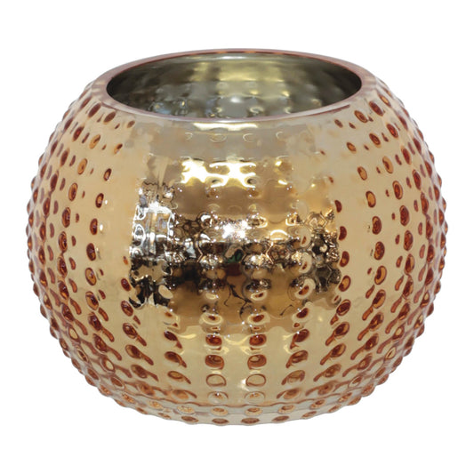 Sea Urchin Gold Ball Vase 15x11cm