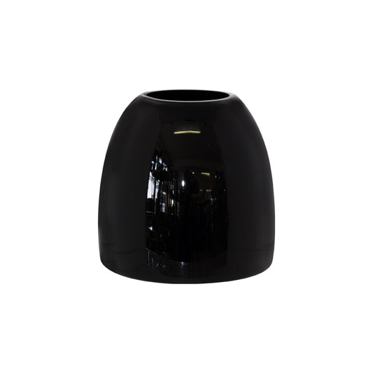 Reese Black Squat Vase 15cm