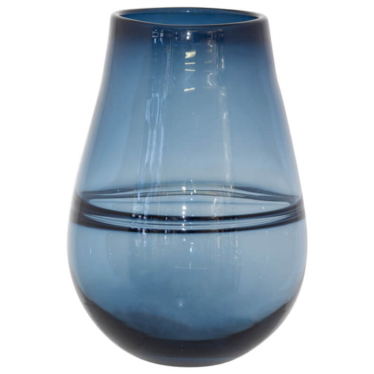 Blue Iridescent Vase 26cm