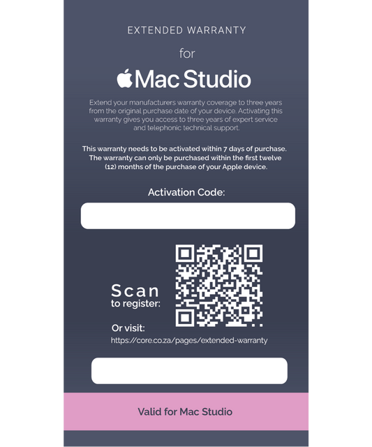 Apple - Extended Warranty: Mac Studio - N5115