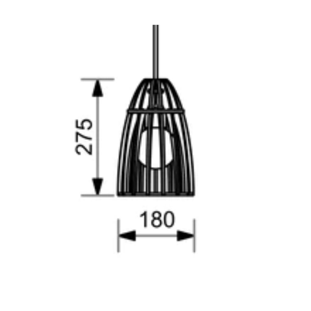 Cone 180 Pendant Light by minima