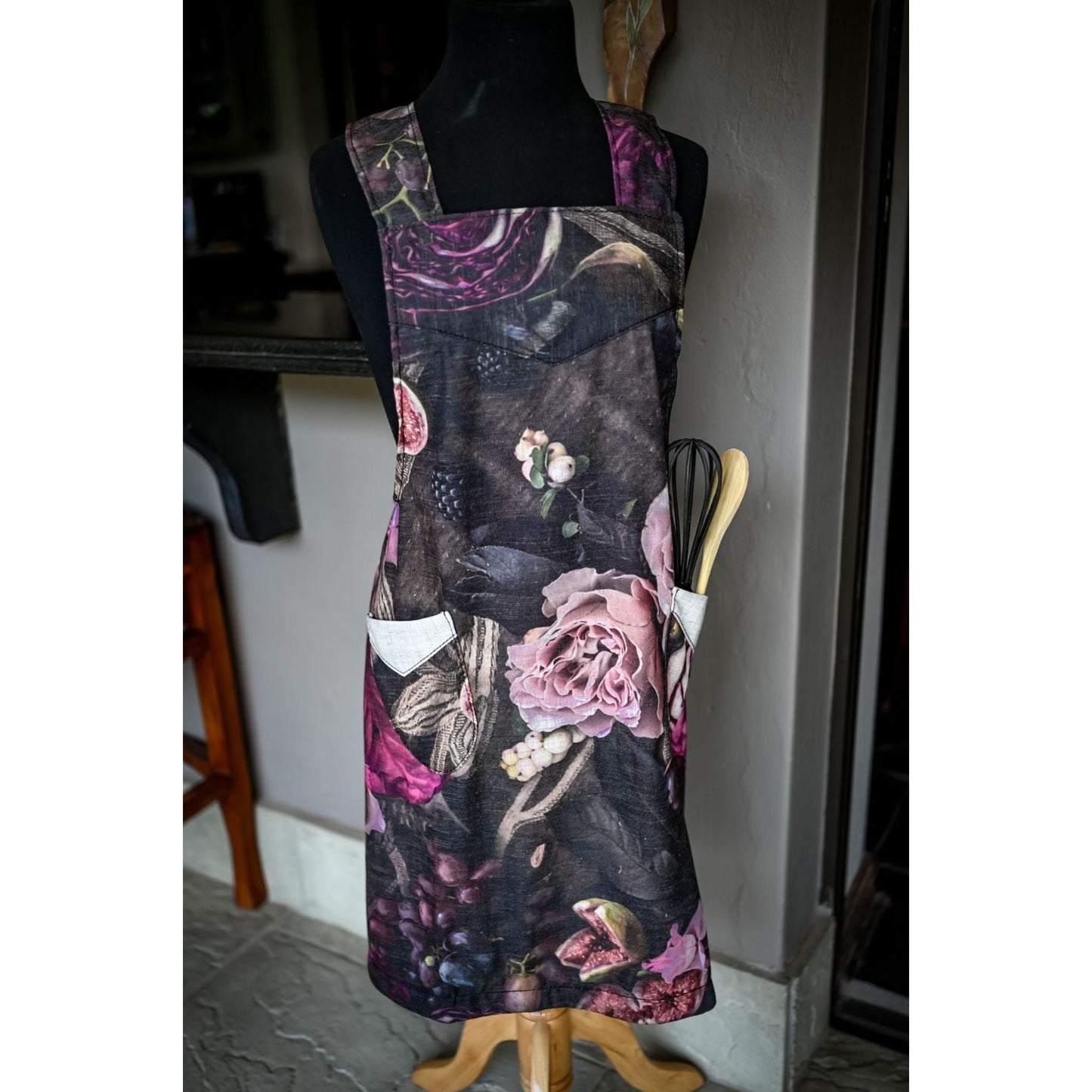 Deep Purple Japanese Apron