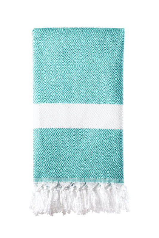 Dimanta Sea Green Turkish Towel