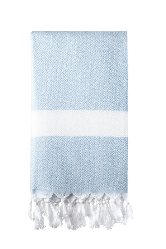 Dimanta Light Blue Turkish Towel